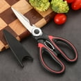 thumbnail image 3 of Kitchen Shears Sharp Stainless Steel All Purpose for Kitchen Tasks Dishwasher Safe 420 Stainless Steel Tape Material, 3 of 3