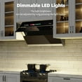 thumbnail image 6 of Range Hood 30 inch with 900CFM, Voice/Gesture Sensing/Touch Control Panel, Unique Side-Draft Design for Under Cabinet Modern Kitchen Hood, Ducted/Ductless Convertible, 6 of 8