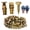 10Pcs, variant on Cabinet Hinge Screw Hole Repair Kit, Short Expansion Wall Anchors for Cabinet Hinge Repair & Stripped Thread Restoration