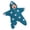 Blue, variant on Otqutp Infant Flannel Hooded Romper Cute Print Star Shape Zip Up Crawling Suit Newborn Christmas Clothes Fall Winter Warm Outfits