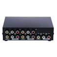thumbnail image 1 of OUSITAID MT-431AV Commutateur AV 4 Voies RCA Commutateur 4 en 1 Sortie Composite Vidéo L/R Audio Sélecteur, 1 of 6