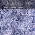 thumbnail image 6 of Cloth Napkins Set of 2 - 20x20 Inches, Purple Navy Blue Washable Reusable Table Napkins, Retro Botanical Abstract Art Soft & Absortbent Dining Napkin for Party Wedding Hotel Restaurant, 6 of 8