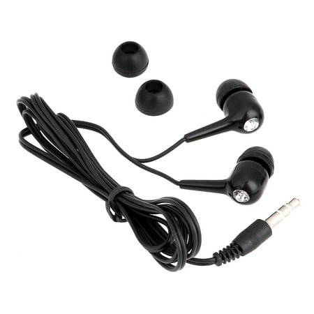 In-ear Piston Bling Stone Earphone Headset Listening Music with Earbud Bling Stone for Smartphone MP3