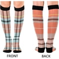 thumbnail image 2 of FREEAMG Buffalo Plaid Compression Socks Women Men Long Stocking (20-30mmHg) Travel Knee High Stockings for Athletic Sports,Running,Cycling,Nursing, 2 of 7