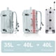 thumbnail image 5 of Mochila de viaje Hanples, extra grande, 40 L, impermeable, 17 pulgadas, 5 of 9
