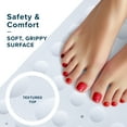 thumbnail image 3 of SlipX Solutions 21" x 21" Square Rubber Safety Shower Mat, White, 3 of 9