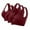 Wine, variant on Aofany Sports Bras for Women 3 Pack Plus Size S-6XL Wireless Push Up Bralettes Stretchy Pullover Breathable Support Athletic Yoga Underwear Bra