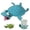 08# Blue, variant on Crochet Lizard Coaster, Fun Little Lizard Coasters, Cute 3D DIY Handmade Funny Amigurumi Animal Cup Mats for Beginners Adult Decorative Drink Mug Rug for Home Decor