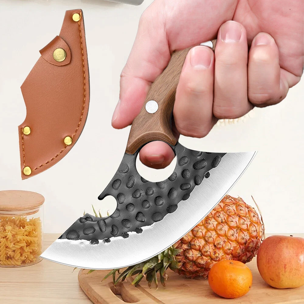 Matsato® Perfect Kitchen Knife & Premium Leather Sheath - 11 in Matsato® Perfect Kitchen Knife & Premium Leather Sheath - 11 in