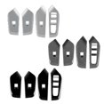 thumbnail image 5 of Car Interior Door Window Lift Control Panel Cover for Prius 60 Series Black Inner Armrest Panel RHD, 5 of 5