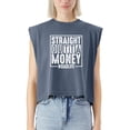 thumbnail image 2 of EcoLoom Straight Outta Money Dad Life Cap Sleeve Muscle Crop Shirt Women Sleeveless Baby Tee, 2 of 5