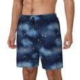 thumbnail image 2 of Fotbe Starry Sky Men’s Swim Trunks Quick Dry Swim Shorts Board Shorts with Mesh Lining-, 2 of 9