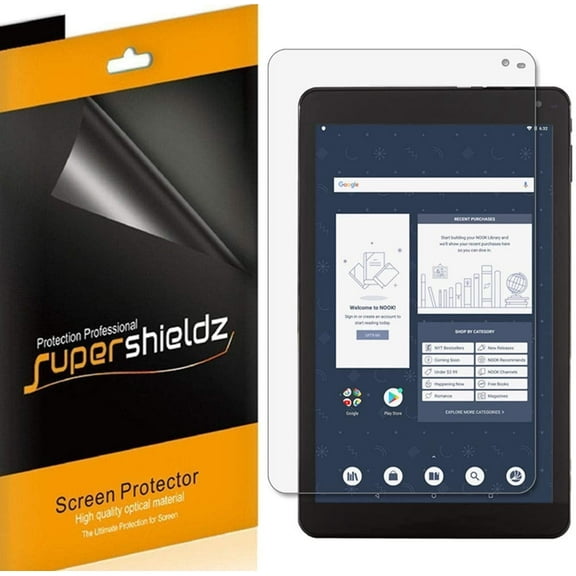 [3-Pack] Supershieldz for Barnes & Noble Nook Tablet 10.1" (BNTV650) Screen Protector, Anti-Glare & Anti-Fingerprint (Matte) Shield