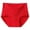 Red, variant on Matoen Soft Seamless Underwear Invisible Bikini No Show Cotton Women Panties