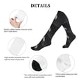 thumbnail image 5 of Lsque Astronaut Sitting On Mercury Planet Pattern Sport Compression Socks for Men & Women 15-20 mmHg Knee High Nurse Pregnant Running Medical and Travel Athletic, 5 of 6