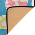 thumbnail image 3 of Yayeee Area Rugs for Living Room 5.2'x4' Non Slip Washable Bedroom Floor Carpet, Blue Easter Bunny, 3 of 5