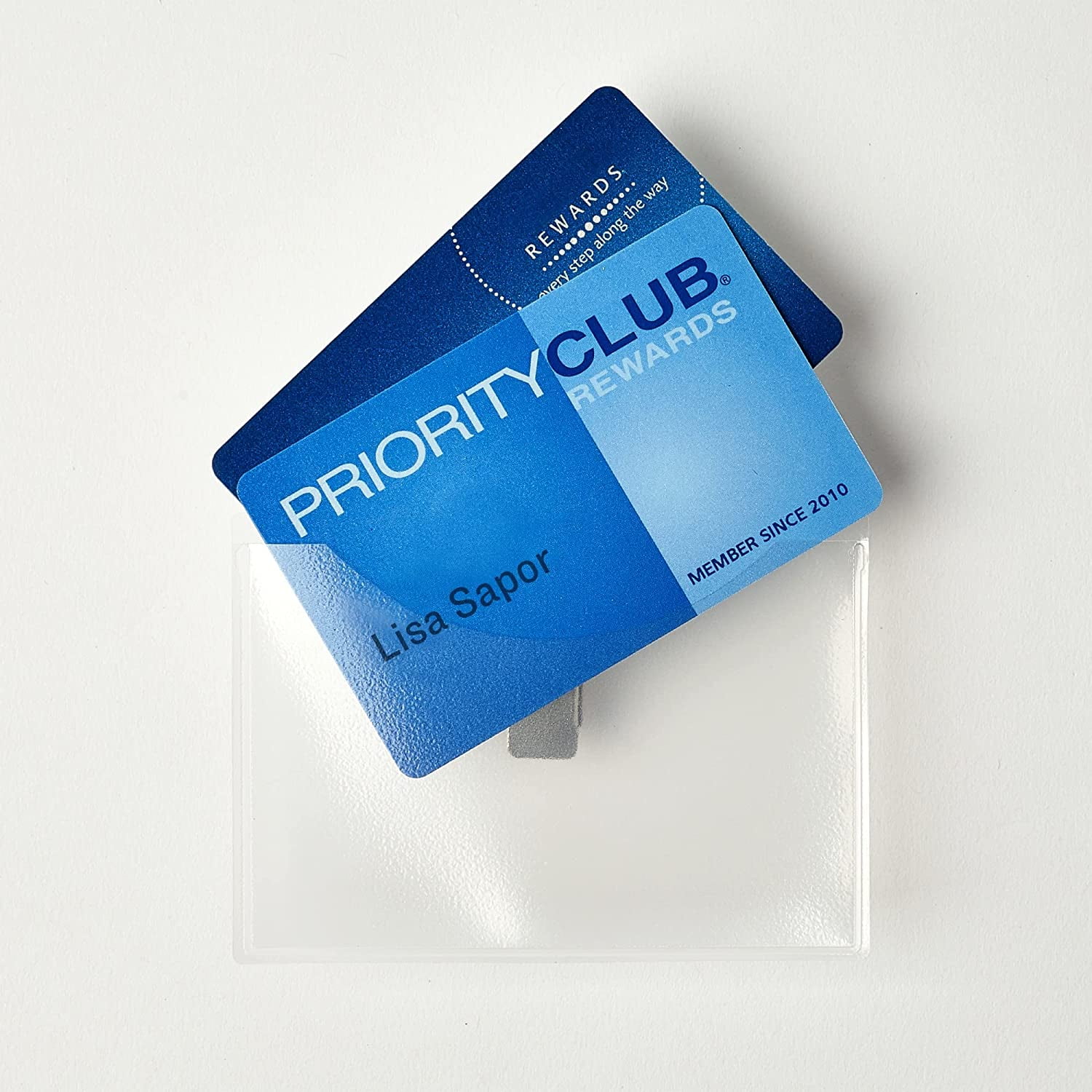 Avery Clip-Style Name Badge Holder with Laser/Inkjet Insert, Top Load, 4 x 3, White, 100/Box