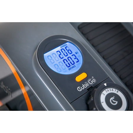 Cubii GO Compact Seated Elliptical - Grey/Orange