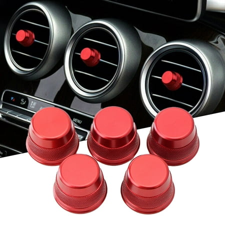 

FALYEE Red Air Conditioner Vent/Opening Knob Covers For Mercedes W205 X205 C GLC-Class