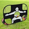 thumbnail image 4 of Portería de fútbol portátil de doble uso, portería de fútbol plegable, red de fútbol portátil para niños, portería de doble uso con objetivo, 4 of 4