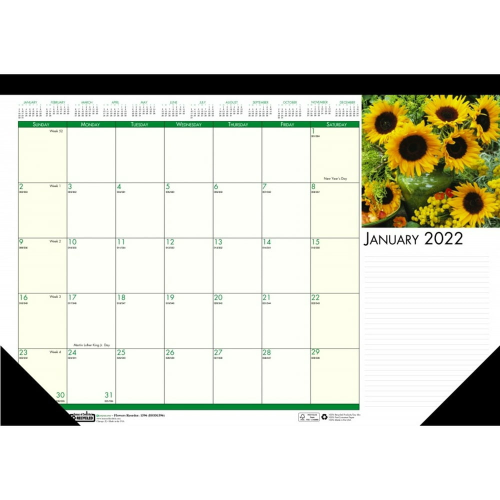 house-of-doolittle-monthly-desk-pad-calendar-earthscapes-flowers-18-1-2-x-13-inches-walmart
