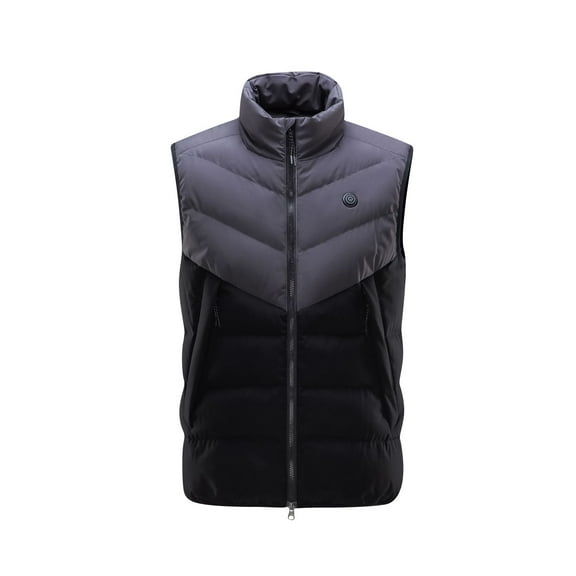 Hovilon Heated Vest -9 Heated Zones,USB Electric Heated Vest Heated Jacket Winter Vest for Outdoor Motorcycle Camping Fishing Skiing(Gray-L)