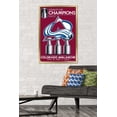 thumbnail image 2 of NHL Colorado Avalanche - 2022 Stanley Cup Team Logo Wall Poster, 22.375" x 34" Framed, 2 of 6
