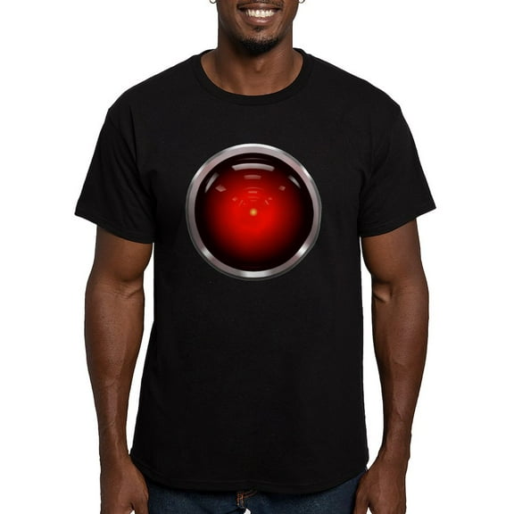 CafePress - HAL 9000 Eye Men's Fitted T Shirt (Dark) - Men's Fitted T-Shirt