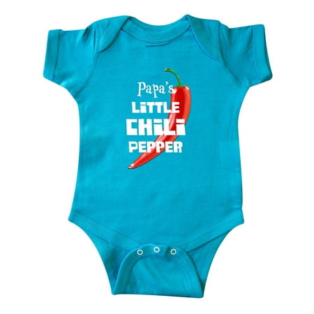 

Inktastic Papa s Little Chili Pepper Gift Baby Boy or Baby Girl Bodysuit