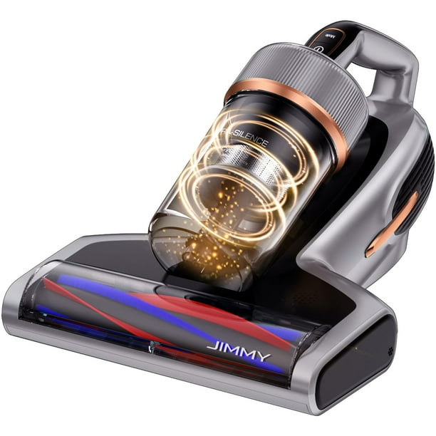 Jimmy BX7 Pro Max - Aspiradora de colchón de grafeno con sensor de polvo, aspiradora de cama con luz UV, 550 W, potente aspiradora de mano de succión de 16 Kpa (cableado)
