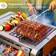 thumbnail image 4 of 4-Tier Rib Rack for Grilling & Smoking - Space-Saving Vertical Stand for BBQ, Family Gatherings & Outdoor Cooking, 4 of 6