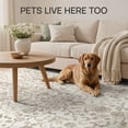 thumbnail image 6 of KUETH 9X12 Vintage Area Rugs Machine Washable Rugs for Living Room, Non Slip Flat Pile Rug with Rubber Backing, Boho Rug for Entryway Bedroom Dining Room Home Office, 6 of 12