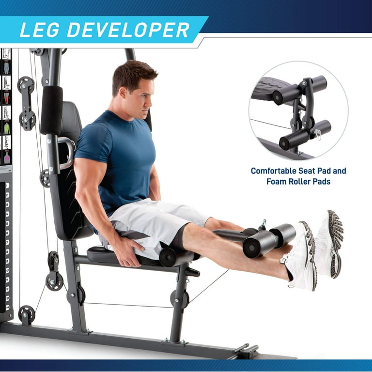 Marcy 150 lb. Stack Weight Home Gym MWM-4965SC Full Tricep Lat