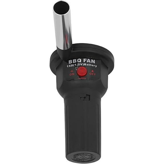 BBQ Fan Air Blower, Electric Barbecue Cooking Fan Fast Fire Starter Bellows Charcoal Blower Portable Wirless Handheld for Grill Picnic Hiking Camping Wood Stove Fireplace Chimney Charcoal