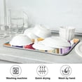 thumbnail image 7 of Yayeee Dish Drying Mat for Kitchen Counter 16"x18" Microfiber Absorbent Pad, Blue Jam Jars, 7 of 7