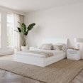 thumbnail image 4 of Nexera Porter 4-Piece Reversible Storage Bedroom Set, White, Queen, 4 of 8