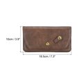 thumbnail image 2 of Phone Belt Holder Case for 7.2" Cell Phones, Horizontal Leather Phone Belt Pouch, Brown, 2 of 6