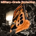 thumbnail image 3 of CASEFIV for Samsung Galaxy S26 Ultra Case,Glow in The Dark,Shockproof Protection Hard PC Soft Flexible TPU Bumper Drop Protective Protective Phone Cover Case for Galaxy S26 Ultra,Orange Butterfly, 3 of 7