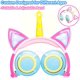 thumbnail image 2 of Audífonos para Niños Niñas Bebés Tablet Útiles Escolares Regalos, Audífonos Rosados para Niños con Cable Ajustable con Luz Oreja de Gato Plegables Over On Ear Diadema de Juego Viaje Regalos de, 2 of 5