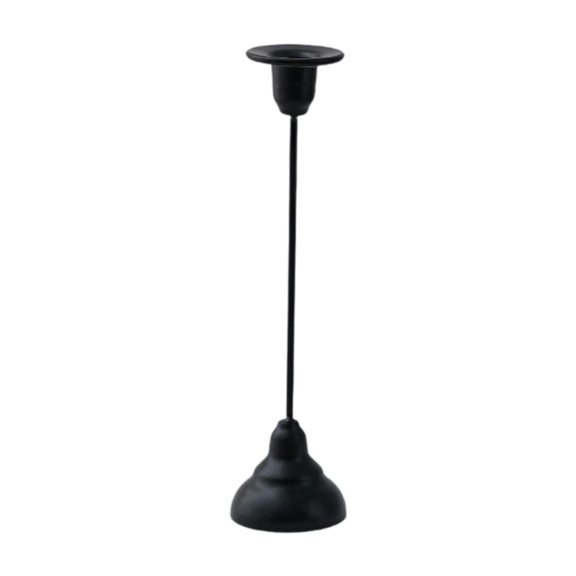 Esquirla Pillar Candle Holder, Candle Stand, Decoration, Pillar Candle Holder for Wedding, Centerpieces for Home, Dining Room, Anniversary Black