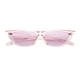 thumbnail image 5 of 1 par de gafas de sol geniales de para mujer gafas de sol transparentes teñidas Púrpura Jinwen Gafas de sol de ojo de gato, 5 of 7