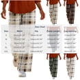 thumbnail image 2 of Maplenight Plaid Wide Leg Pants for Women Elastic Waist Long Trousers with Pockets Loose Casual Lounge Pants, 2 of 5