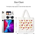 thumbnail image 3 of Salouo Flower Chicken for Plush Underarm Bag,Soft Tote Bag Ladies Fluffy Shoulder Bag Women Furry Tote Bag Plush Handbag for Autumn and Winter, 3 of 7