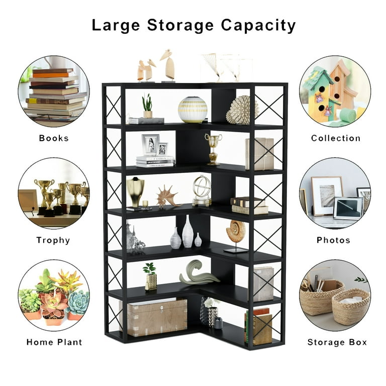 Mass Storage Corner Shelf - Black