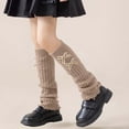 thumbnail image 2 of LckLvx Girls Leg Warmers Knit Ankle Warmers Cute Warm Long Socks Leg Warmer Schoolwear, 2 of 6