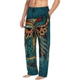 thumbnail image 6 of Disketp Owl In Blue Men's Pajama Pants - Ultra Soft Fleece Sleep and Lounge Pants (Size: S-XXL)-, 6 of 6