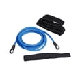 thumbnail image 2 of Ceinture de Résistance d'Entraînement de Natation Bande d'Entraînement Réglable pour Sécurité Élastique avec Pochette en Filet Accessoires de Train de Natation Réutilisables pour Exerciseur Bleu, 2 of 8