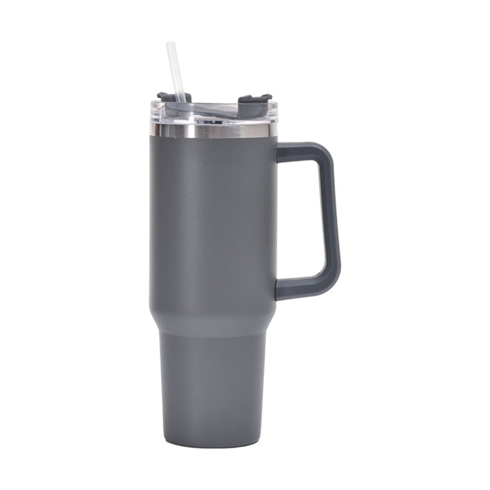 40 Oz Tumbler With Handle Studded Tumbler With Lid and Straw Insulated  Stainless Steel Double Wall Water Cup Travel Mug Water Bottle Tumblr