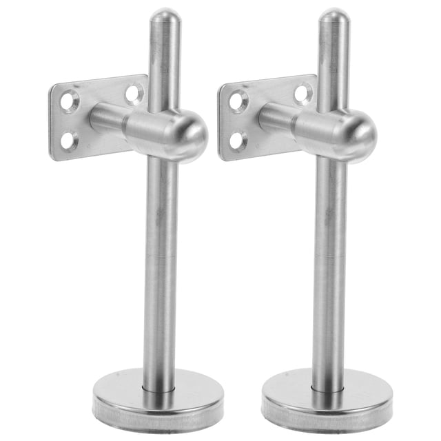 KAKOWELY Supports d'Escalier Robustes 2 Pcs Supports de Main Courante Réglables en Acier Inoxydable pour Rampes d'Escalier