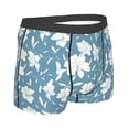 thumbnail image 2 of KLL Lilies Flowers Men's Cotton Boxer Briefs Underwear-, 2 of 8